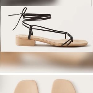 Abercrombie strapped block heel sandals